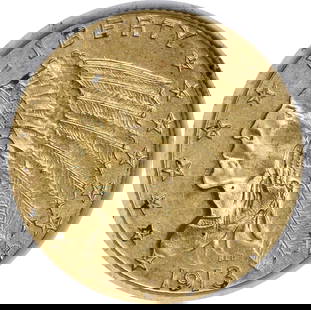 1913 $2.50 Gold Indian Coin by Bela Lyon Pratt Uncertified: 1913 $2.50 Gold Indian Coin by Bela Lyon Pratt Uncertified This 1913 $2.50 Gold Indian coin features a stunning design by Bela Lyon Pratt and is a great addition for collectors. The coin is made of 90