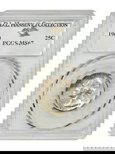 1960 Washington Quarter PCGS MS67 Uncirculated D.L. Hansen Collection: 1960 Washington Quarter PCGS MS67 Uncirculated D.L. Hansen Collection This 1960 Washington Quarter, graded MS67 by PCGS, showcases the highest quality and is a remarkable addition to any collection.