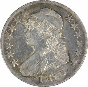 1813 Bust Half Dollar 50C John Reich Design Silver Coin