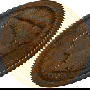 1851 Circulated Half Cent Copper Coin Uncertified: 1851 Circulated Half Cent Copper Coin Uncertified This 1851 Half Cent is a classic piece of American numismatic history. Crafted from copper, this coin has been circulated, showcasing its age and hist