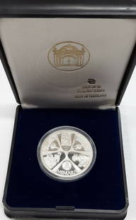 1990 Yugoslavia Croata .925 Silver Medal Uncirculated in Case: 1990 Yugoslavia Croata .925 Silver Medal Uncirculated in Case 1990 Republic of Yugoslavia Croata.925 Silver Medal in Case. Circulated/Uncirculated: Uncirculated. Composition: Silver. Modified Item:
