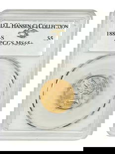 1885-S $5 Liberty Head MS65+ PCGS Certified Gold Coin: 1885-S $5 Liberty Head MS65+ PCGS Certified Gold Coin This stunning 1885-S $5 Liberty Head coin is certified by PCGS with a grade of MS65+, making it a highly lustrous gem uncirculated Half Eagle. It