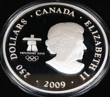 2009 Canada $250 Silver Kilo Coin Olympic Games Surviving the Flood Uncirculated: 2009 Canada $250 Silver Kilo Coin Olympic Games Surviving the Flood Uncirculated This 2009 Canada $250 Silver Kilo Coin commemorates the Olympic Games with the theme "Surviving the Flood." Crafted