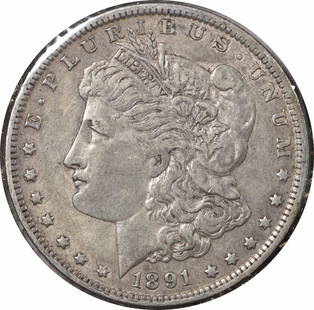 1891-O Morgan Silver Dollar VAM 1B New Orleans Coin: 1891-O Morgan Silver Dollar VAM 1B New Orleans Coin This 1891-O VAM 1B Morgan Silver Dollar features a composition of 90% silver and 10% copper, showcasing the craftsmanship of designer George T. Morg