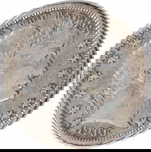 1906-O Barber Half Dollar 90% Silver VF Uncertified Coin: 1906-O Barber Half Dollar 90% Silver VF Uncertified Coin This 1906-O Barber Silver Half Dollar is a classic collectible coin, showcasing the artistry of designer Charles E. Barber. Struck in New Orlea