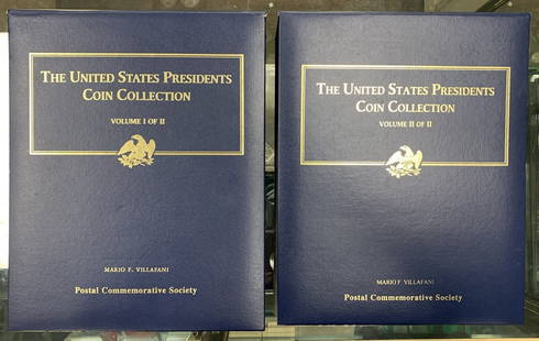 United States Presidents 45 Coin Collection by Postal Commemorative Society: United States Presidents 45 Coin Collection by Postal Commemorative Society Presenting a remarkable collection of 45 coins featuring the Presidents of the United States, produced by the Postal Commemo