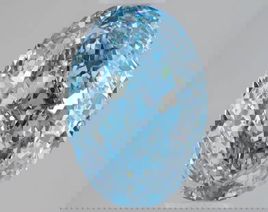 Loose Diamond - OVAL 3.01ct Fancy Vivid Blue VS1: Loose Diamond - OVAL 3.01ct Fancy Vivid Blue VS1 Source: This is a real non-mined Diamond that has been grown in a lab Shape: OVAL Carats: 3.01 Color: Fancy Vivid Blue Certification: IGI Video: