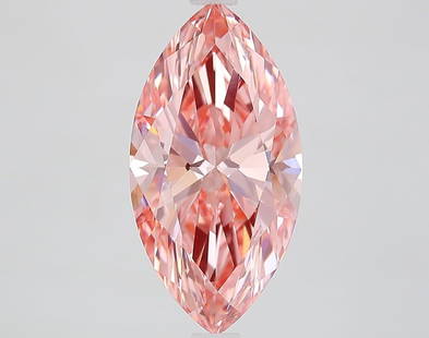 Loose Diamond - MARQUISE 2.96ct Fancy Vivid Pink VVS2: Loose Diamond - MARQUISE 2.96ct Fancy Vivid Pink VVS2 Source: This is a real non-mined Diamond that has been grown in a lab Shape: MARQUISE Carats: 2.96 Color: Fancy Vivid Pink Certification: IGI Vide