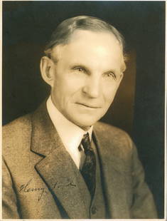 Henry Ford Signed 8x10 Photo Autographed with Beckett Certification: Henry Ford Signed 8x10 Photo Autographed with Beckett Certification This authentic 8x10 photo has been personally signed by Henry Ford, measuring 6.85x9.25 inches. It comes with a Certificate of