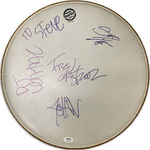 Limp Bizkit Signed Drumhead PSA/DNA Authenticated Music Memorabilia
