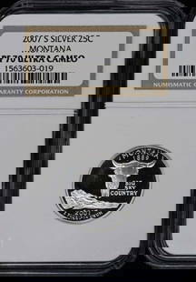 2007 S Silver Statehood Quarter 5pc Set NGC PR70DCAM Proof: 2007 S Silver Statehood Quarter 5pc Set NGC PR70DCAM Proof This 2007 S Silver Statehood Quarter 5-piece set is certified by NGC with a PR70DCAM grade, indicating it is in pristine, uncirculated condit