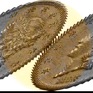 1857-S Liberty Gold $20 Coin PCGS AU53 Stunning Eye Appeal: 1857-S Liberty Gold $20 Coin PCGS AU53 Stunning Eye Appeal This 1857-S Liberty Gold $20 coin features a stunning design with nice eye appeal and a sharp strike. Certified by PCGS with a grade of AU53,