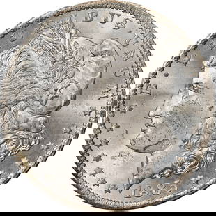 1885-CC GSA Morgan Silver Dollar NGC MS63 Uncirculated Blast White: 1885-CC GSA Morgan Silver Dollar NGC MS63 Uncirculated Blast White Up for auction is a stunning 1885-CC GSA Morgan Silver Dollar certified by NGC with a grade of MS63. This uncirculated coin features