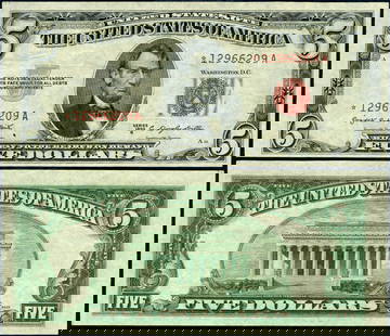 1953-B $5 Legal Tender Choice Uncirculated Star Note: 1953-B $5 Legal Tender Choice Uncirculated Star Note This 1953-B $5 Legal Tender note is in uncirculated condition, graded as Choice Uncirculated (CU). It is an uncertified piece, showcasing the beaut