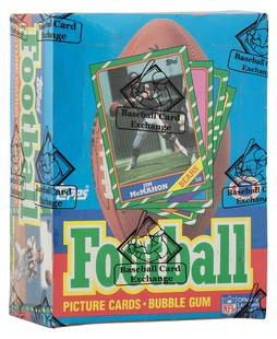 1986 Topps Football Wax Box BBCE Sealed 36 Packs Jerry Rice Steve Young Rookies: 1986 Topps Football Wax Box BBCE Sealed 36 Packs Jerry Rice Steve Young Rookies Discover a piece of football history with this unopened 1986 Topps Football Wax Box, professionally sealed by BBCE. This
