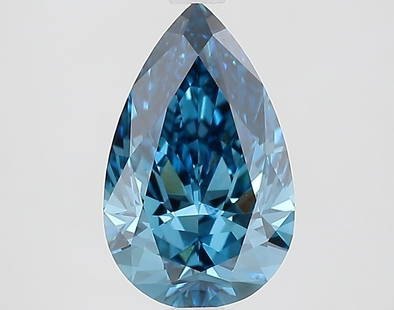 Loose Diamond - PEAR 2.08ct Fancy Vivid Blue VVS2: Loose Diamond - PEAR 2.08ct Fancy Vivid Blue VVS2 Source: This is a real non-mined Diamond that has been grown in a lab Shape: PEAR Carats: 2.08 Color: Fancy Vivid Blue Certification: IGI Video: