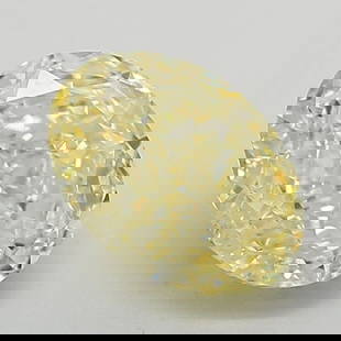 Loose Diamond - OVAL 2.71ct Fancy Vivid Yellow VVS2: Loose Diamond - OVAL 2.71ct Fancy Vivid Yellow VVS2 Source: This is a real non-mined Diamond that has been grown in a lab Shape: OVAL Carats: 2.71 Color: Fancy Vivid Yellow Certification: IGI Video: