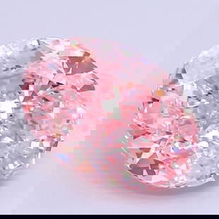Loose Diamond - OVAL 2.55ct Fancy Intense Pink VS1: Loose Diamond - OVAL 2.55ct Fancy Intense Pink VS1 Source: This is a real non-mined Diamond that has been grown in a lab Shape: OVAL Carats: 2.55 Color: Fancy Intense Pink Certification: IGI Video: