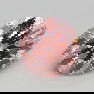 Ideal Loose Diamond - ROUND 0.58ct Fancy Vivid Pink VS1: Ideal Loose Diamond - ROUND 0.58ct Fancy Vivid Pink VS1 Source: This is a real non-mined Diamond that has been grown in a lab Shape: ROUND Carats: 0.58 Color: Fancy Vivid Pink Certification: IGI