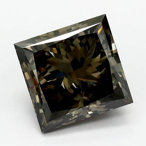 Loose Diamond - PRINCESS 4.03ct Fancy Gray VS2