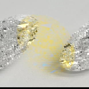 Loose Diamond - OVAL 1.31ct Fancy Intense Yellow VVS2: Loose Diamond - OVAL 1.31ct Fancy Intense Yellow VVS2 Source: This is a real non-mined Diamond that has been grown in a lab Shape: OVAL Carats: 1.31 Color: Fancy Intense Yellow Certification: IGI