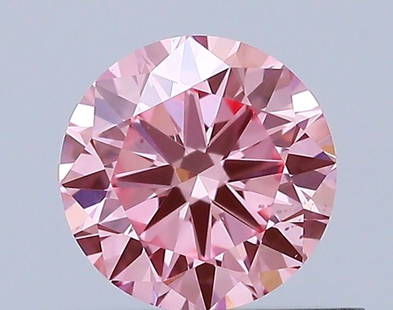 Loose Diamond - ROUND 0.5ct Fancy Vivid Pink VS2: Loose Diamond - ROUND 0.5ct Fancy Vivid Pink VS2 Source: This is a real non-mined Diamond that has been grown in a lab Shape: ROUND Carats: 0.5 Color: Fancy Vivid Pink Certification: IGI Additional im