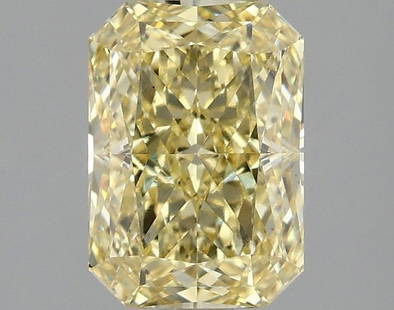 Loose Diamond - RADIANT 2.1ct Fancy Intense Yellow VS1: Loose Diamond - RADIANT 2.1ct Fancy Intense Yellow VS1 Source: This is a real non-mined Diamond that has been grown in a lab Shape: RADIANT Carats: 2.1 Color: Fancy Intense Yellow Certification: IGI V