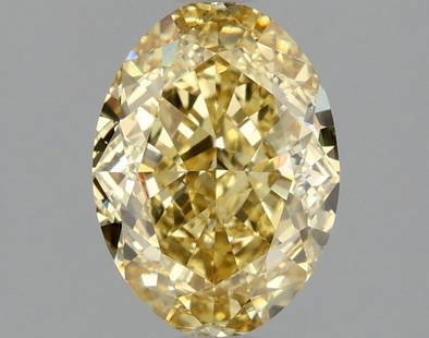 Loose Diamond - OVAL 2.07ct Fancy Intense Yellow VVS2: Loose Diamond - OVAL 2.07ct Fancy Intense Yellow VVS2 Source: This is a real non-mined Diamond that has been grown in a lab Shape: OVAL Carats: 2.07 Color: Fancy Intense Yellow Certification: IGI