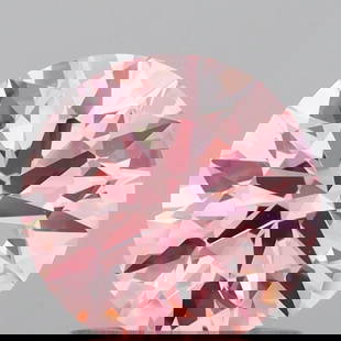 Ideal Loose Diamond - ROUND 1.09ct Fancy Vivid Pink VS1: Ideal Loose Diamond - ROUND 1.09ct Fancy Vivid Pink VS1 Source: This is a real non-mined Diamond that has been grown in a lab Shape: ROUND Carats: 1.09 Color: Fancy Vivid Pink Certification: IGI Video