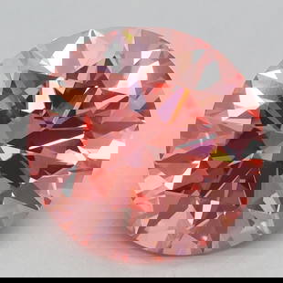 Ideal Loose Diamond - ROUND 2.59ct Fancy Vivid Pink VS1: Ideal Loose Diamond - ROUND 2.59ct Fancy Vivid Pink VS1 Source: This is a real non-mined Diamond that has been grown in a lab Shape: ROUND Carats: 2.59 Color: Fancy Vivid Pink Certification: IGI Video