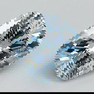 Loose Diamond - CUSHION MODIFIED 1.03ct Fancy Blue VVS2: Loose Diamond - CUSHION MODIFIED 1.03ct Fancy Blue VVS2 Source: This is a real non-mined Diamond that has been grown in a lab Shape: CUSHION MODIFIED Carats: 1.03 Color: Fancy Blue Certification: