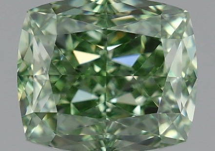 Loose Diamond - CUSHION MODIFIED 1.15ct Fancy Vivid Green VVS1: Loose Diamond - CUSHION MODIFIED 1.15ct Fancy Vivid Green VVS1 Source: This is a real non-mined Diamond that has been grown in a lab Shape: CUSHION MODIFIED Carats: 1.15 Color: Fancy Vivid Green