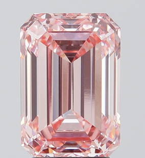 Loose Diamond - EMERALD 4.04ct Fancy Intense Pink VS1: Loose Diamond - EMERALD 4.04ct Fancy Intense Pink VS1 Source: This is a real non-mined Diamond that has been grown in a lab Shape: EMERALD Carats: 4.04 Color: Fancy Intense Pink Certification: IGI Vid
