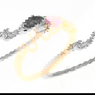 Vendome Aoyama 18K Pink Gold Women's Band Ring Size 5: Vendome Aoyama 18K Pink Gold Women's Band Ring Size 5 This exquisite Vendome Aoyama band ring is designed for women and crafted from luxurious 18K pink gold. With a size of US 5 and JP 9, this ring