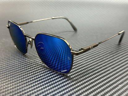 Ray-Ban RB8094 Gunmetal Blue Titanium Polarized Sunglasses 53mm Unisex: Ray-Ban RB8094 Gunmetal Blue Titanium Polarized Sunglasses 53mm Unisex Experience the perfect blend of style and functionality with these Ray-Ban RB8094 sunglasses. Designed for both men and women,