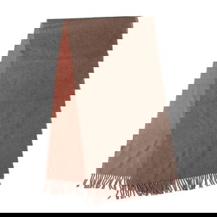 Hermes Recto Verso Reversible Cashmere Scarf Brown 1.7m x 40.5cm: Hermes Recto Verso Reversible Cashmere Scarf Brown 1.7m x 40.5cm This exquisite Hermes Recto Verso Reversible Embroidered Cashmere Scarf features a rich brown color and is designed for both men and