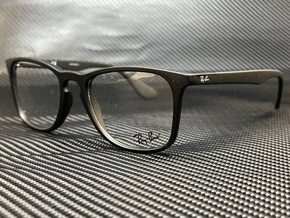 Ray Ban RX7074 5364 Black Square 50mm Unisex Eyeglasses: Ray Ban RX7074 5364 Black Square 50mm Unisex Eyeglasses Experience style and clarity with these RAY BAN RX7074 5364 unisex eyeglasses. Featuring a sleek black square frame, these eyeglasses are