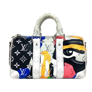 Louis Vuitton Monogram LV Portrait Keepall Bandouliere 25 Mini Boston Bag Multicolor