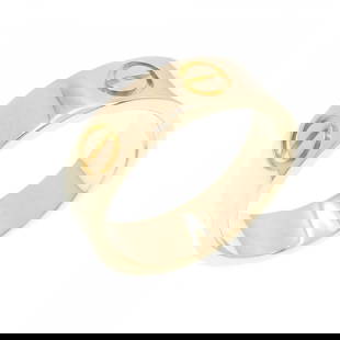Cartier Love Band Ring 18K Yellow Gold Women's Size 5.5: Cartier Love Band Ring 18K Yellow Gold Women's Size 5.5 This exquisite Cartier Love Ring is a stunning piece of jewelry designed for women. Crafted from 18K yellow gold, it features a classic band