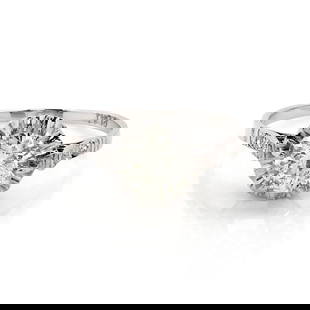 Art Deco Platinum Ring 1.39ct European Cut Diamond with Accent Stones: Art Deco Platinum Ring 1.39ct European Cut Diamond with Accent Stones This stunning Art Deco ring features a magnificent 1.39 carat round old European cut diamond, elegantly set in high prongs atop