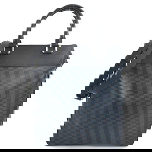 Louis Vuitton Damier Cobalt Greenwich Men's Shoulder Bag N41351 37cm x 31cm x 8.5cm: Louis Vuitton Damier Cobalt Greenwich Men's Shoulder Bag N41351 37cm x 31cm x 8.5cm This exquisite Louis Vuitton Damier Cobalt Greenwich shoulder bag is designed for men who appreciate luxury and