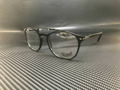 PERSOL PO3007V 95 Black Round Men's Eyeglasses: PERSOL PO3007V 95 Black Round Men's Eyeglasses Discover the stylish PERSOL PO3007V 95 Black Round Men's Eyeglasses, featuring a sleek black frame that perfectly complements any look. Designed for