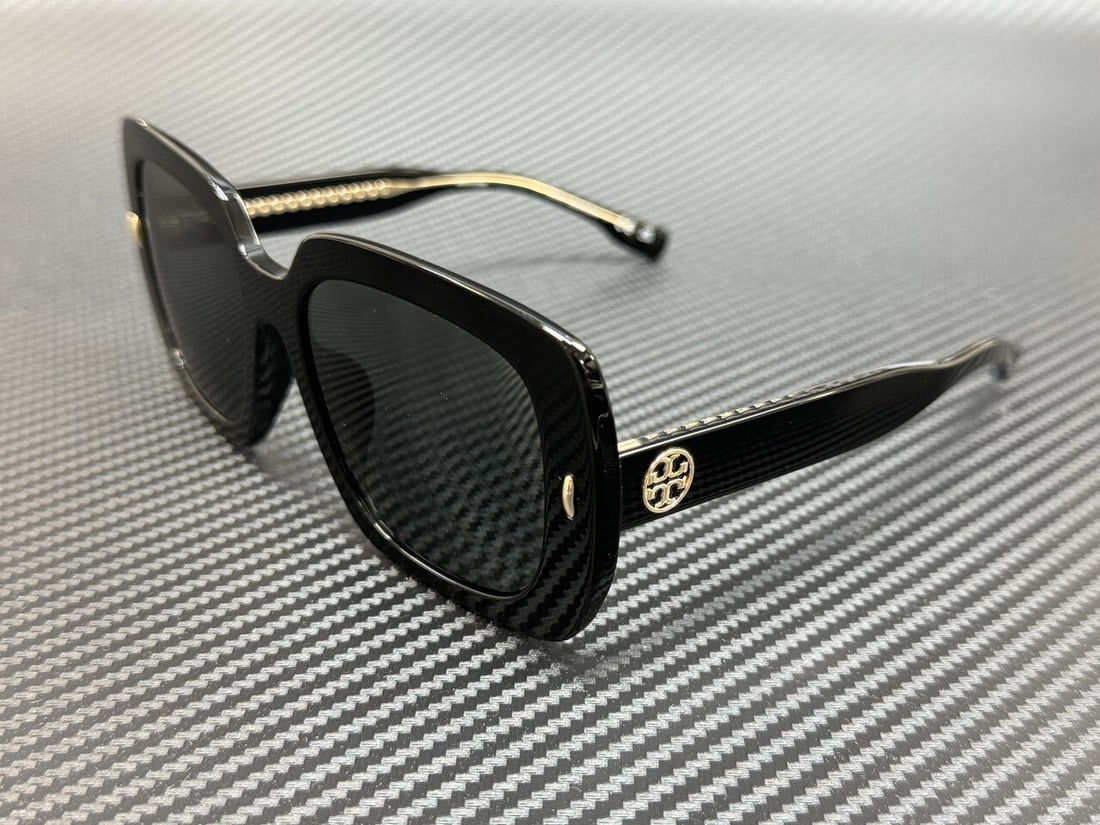 Tory Burch 56mm Black Women's Sunglasses TY7193U: Tory Burch 56mm Black Women's Sunglasses TY7193U Enhance your style with these chic Tory Burch sunglasses, featuring a sleek black frame. Designed for women, these sunglasses combine elegance with fun
