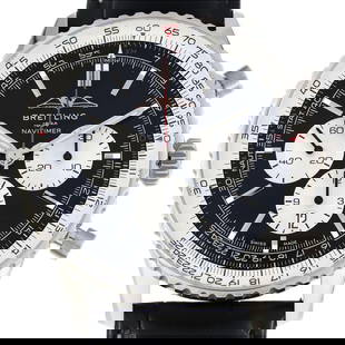 Breitling Navitimer B01 Chronograph 46 Automatic Stainless Steel Men's Watch: Breitling Navitimer B01 Chronograph 46 Automatic Stainless Steel Men's Watch This Breitling Navitimer B01 Chronograph 46 wristwatch is a striking timepiece designed for men. Featuring a robust stainle