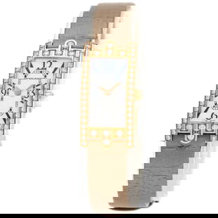 Harry Winston Avenue C Mini Watch K18 Pink Gold Satin Women's Diamond: Harry Winston Avenue C Mini Watch K18 Pink Gold Satin Women's Diamond Introducing the Harry Winston Avenue C Mini Watch, a stunning wristwatch designed for women. This exquisite timepiece features a c