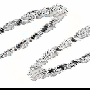 Rachel Koen 14K White Gold 1/3 CTW Diamond Eternity Band Ring: Rachel Koen 14K White Gold 1/3 CTW Diamond Eternity Band Ring This exquisite Rachel Koen eternity band features a stunning array of natural round diamonds, totaling 1/3 CTW (0.33 Cttw). Crafted from 1