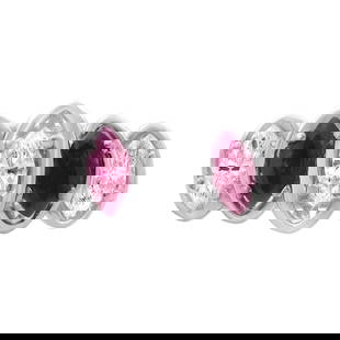 Rachel Koen 14K White Gold Diamond Ruby Cocktail Ring 1.25Cttw: Rachel Koen 14K White Gold Diamond Ruby Cocktail Ring 1.25Cttw This stunning Rachel Koen cocktail ring is a perfect blend of elegance and sophistication, crafted in luxurious 14K white gold. The ring