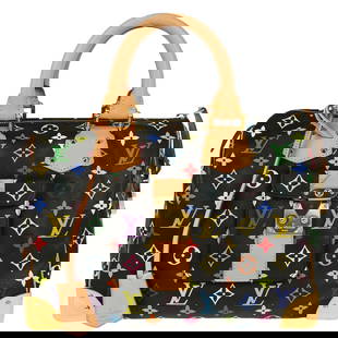 Louis Vuitton Speedy 30 Black Monogram Multicolor Handbag M92642: Louis Vuitton Speedy 30 Black Monogram Multicolor Handbag M92642 This Louis Vuitton Speedy 30 handbag showcases a stunning black monogram multicolor design, perfect for casual occasions. It features a