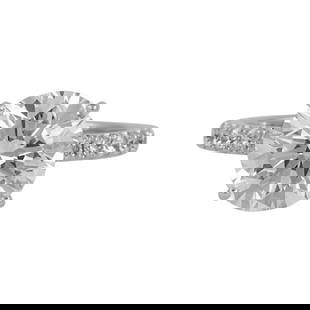 4.25ct G VS1 Round Diamond Engagement Ring 18k White Gold: 4.25ct G VS1 Round Diamond Engagement Ring 18k White Gold This exquisite engagement ring features a stunning 4.25ct round brilliant cut diamond, GIA certified with a G color grade and VS1 clarity.