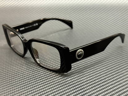 Versace VE3362U GB1 Women's Black Eyeglasses 53mm: Versace VE3362U GB1 Women's Black Eyeglasses 53mm Introducing the VERSACE VE3362U GB1 Eyeglasses, a stylish accessory designed for women. These eyeglasses feature a sleek black frame that adds a